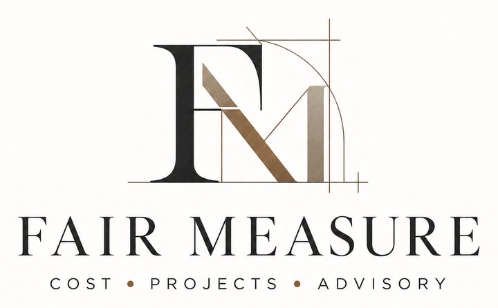 Fair Measure logo: Cost, Projects, Advisory